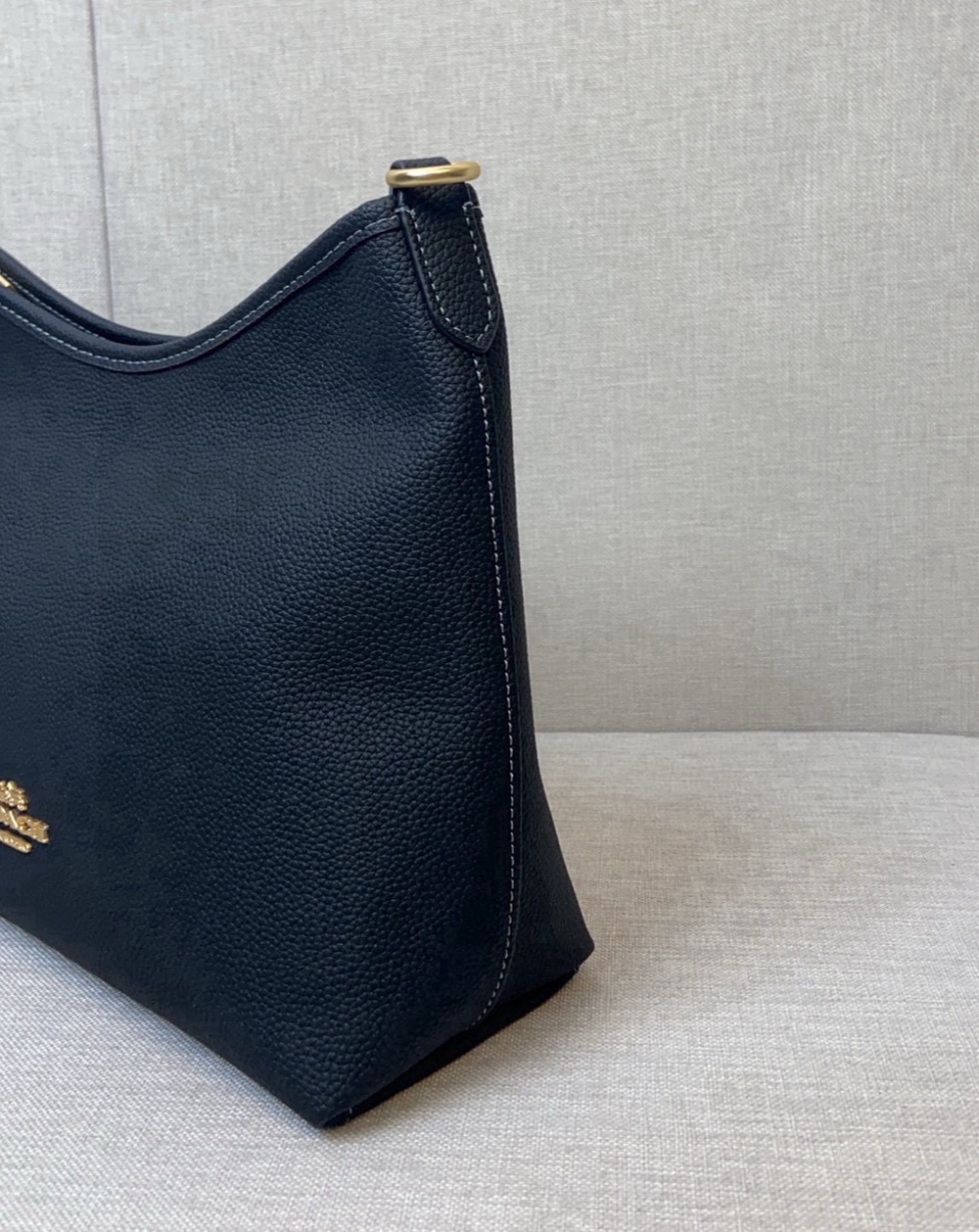 Coach Laurel Medium Shoulder Bag, Black - Picture 6 of 9